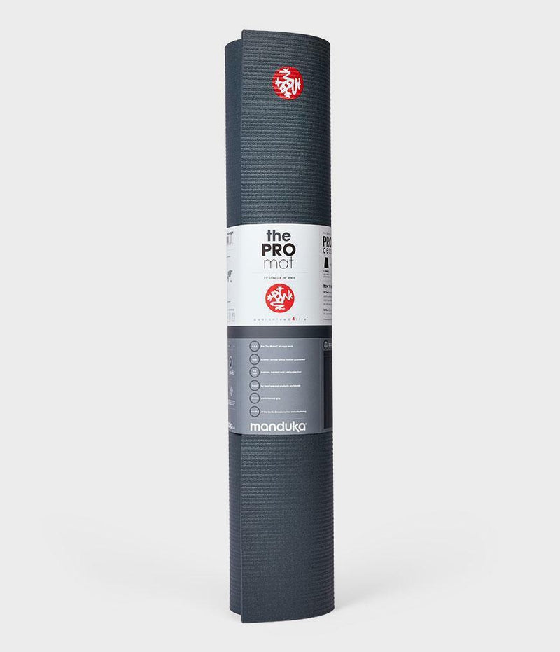 Manduka - PRO® Thunder grå, yogamåtte, 6 mm