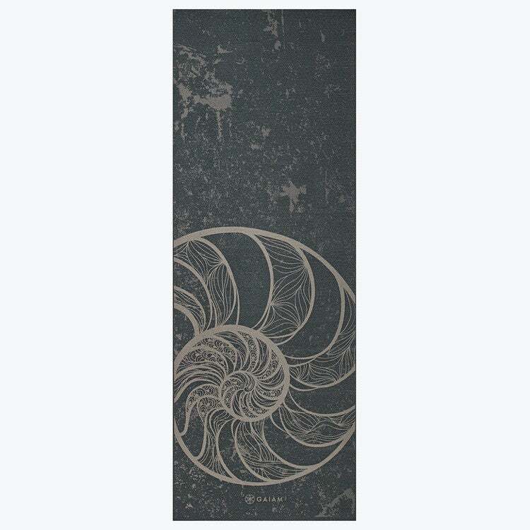 Vendbar Yogamåtte, Spiral Motion, 6 mm