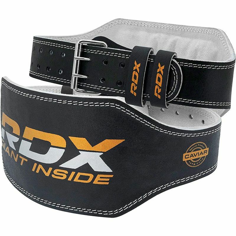 Leather Weightlifting Belt 6"