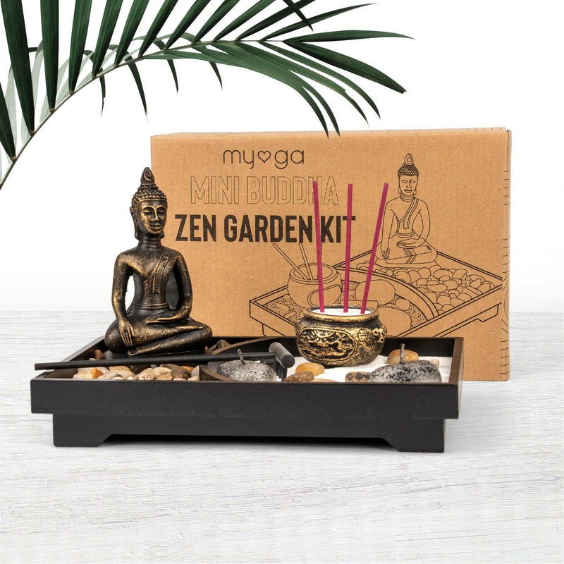 Zen Garden Set, Mini Buddha