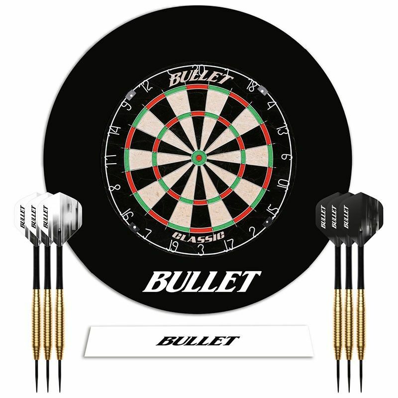 Bullet Tournament dartskive og dart