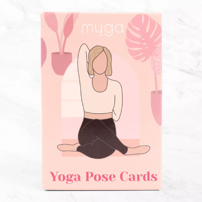 Affirmation Yoga Pose-kort
